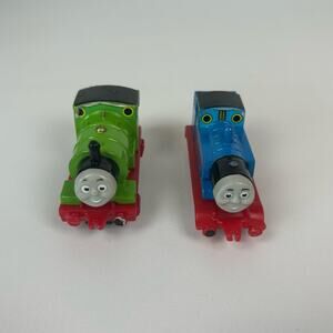 Vintage 1985 Era Thomas And Friends Edward & Percy Diecast Train Magnetic Toys